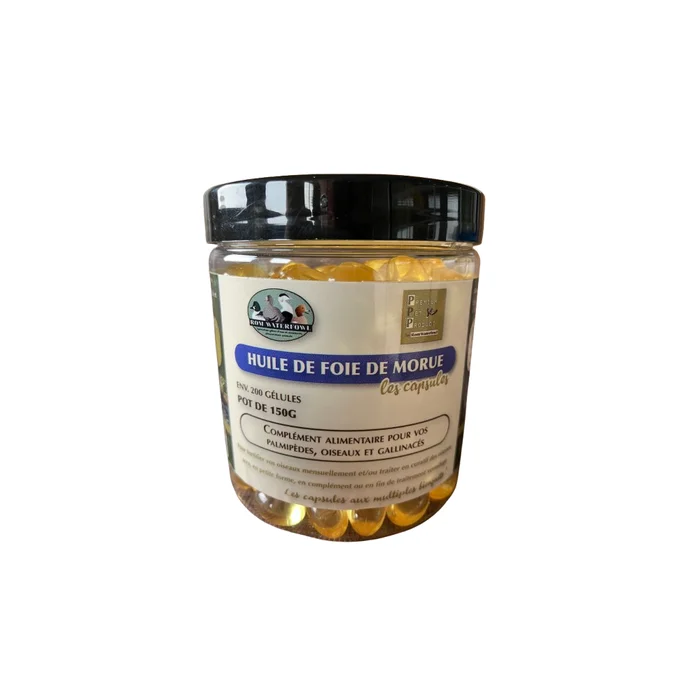 Capsules d&rsquo;Huile de Foie de Morue 500mg