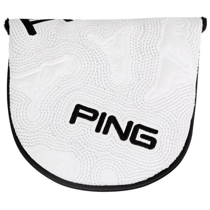 Capuchon de club Ping Icon Headcover 251 White Putter Maillet