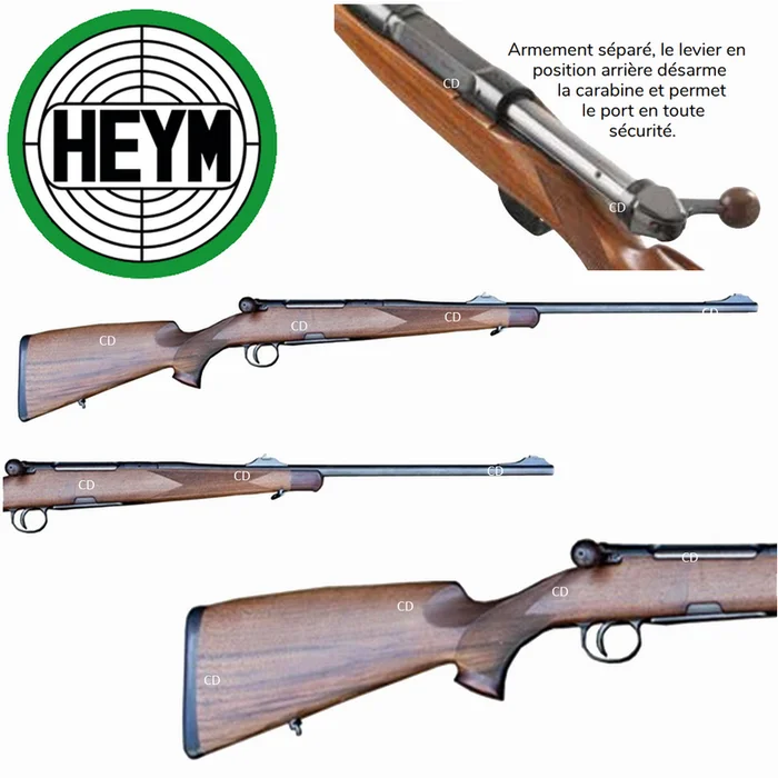 Carabine A Verrouillage Linéaire Heym SR30 Standard
