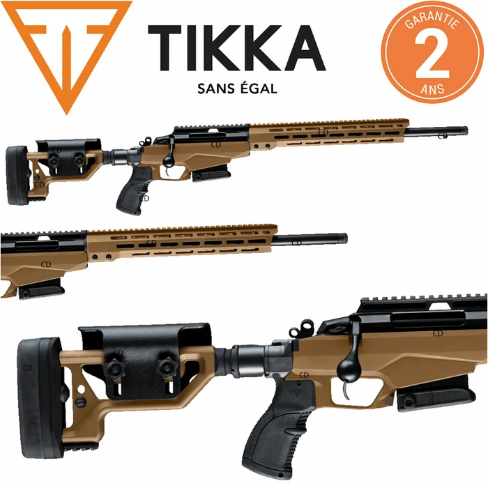 Carabine De Précision Tikka T3x Tact A1 308 Win Coyotte Brown
