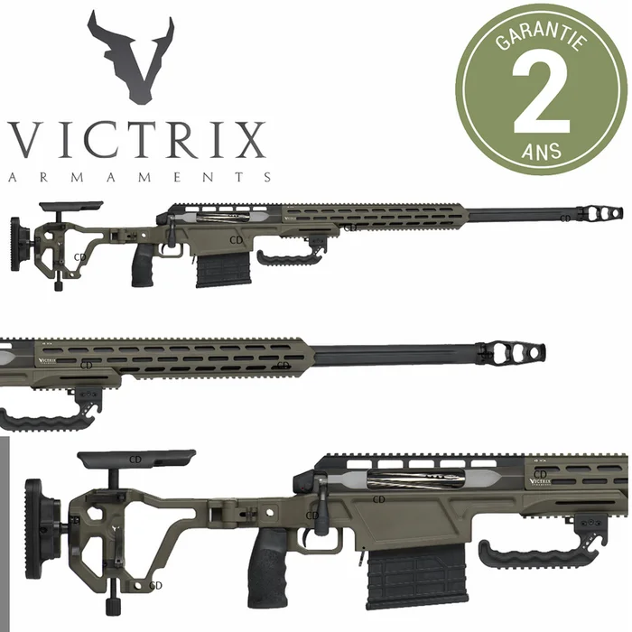 CARABINE DE PRECISION VICTRIX TORMENTO V DARK OLIVE DRAB GREY 375 Cheytac
