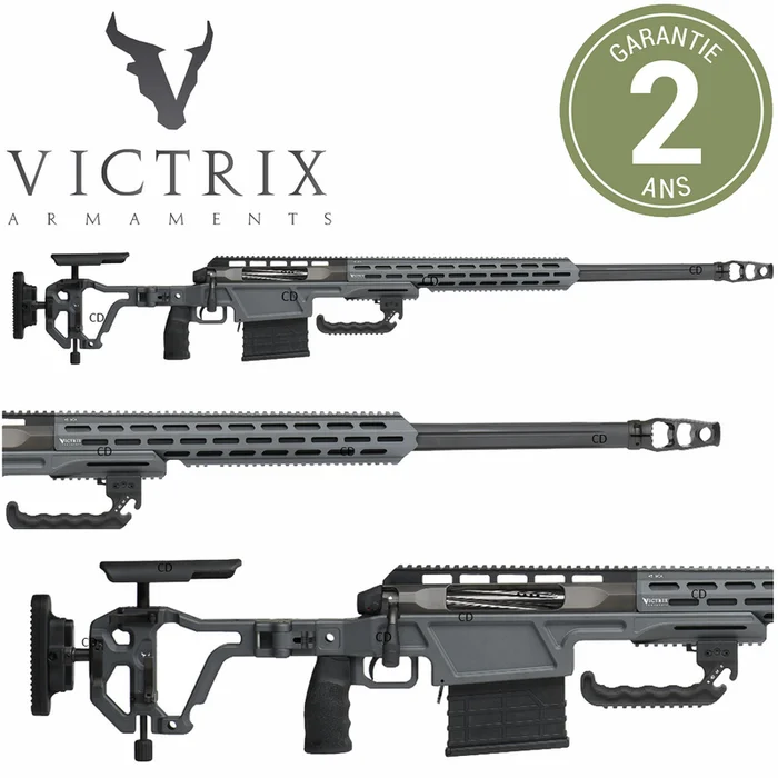 CARABINE DE PRECISION VICTRIX TORMENTO V GRIS FONCE 375 Cheytac