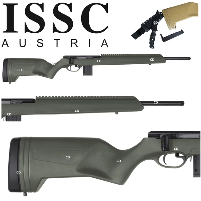 Carabine ISSC Scout Ultimate OD Green 22LR Filetée