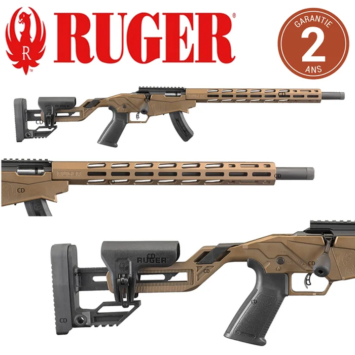 Carabine Ruger Précision Rimfire Desert Tan 22LR