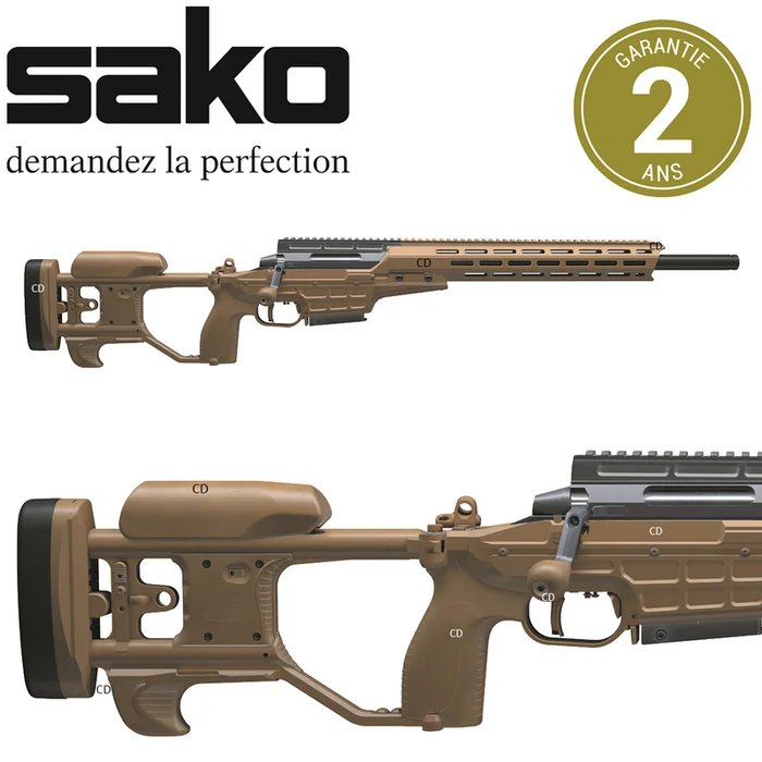 Carabine Sako TRG 22 A1 Coyotte Brown Canon De 66cm