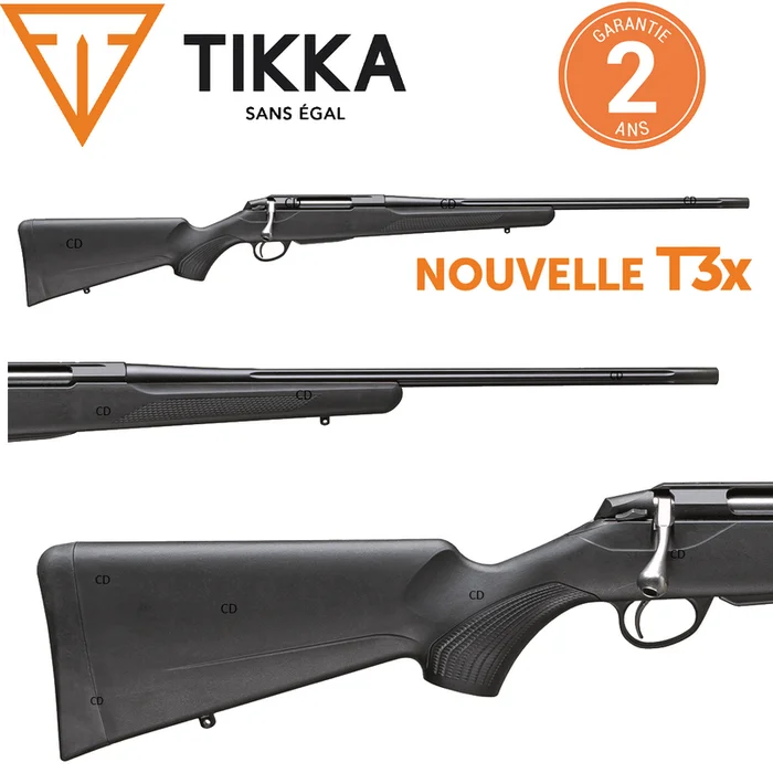 Carabine Tikka T3x Superlite Flutée Et Filetée