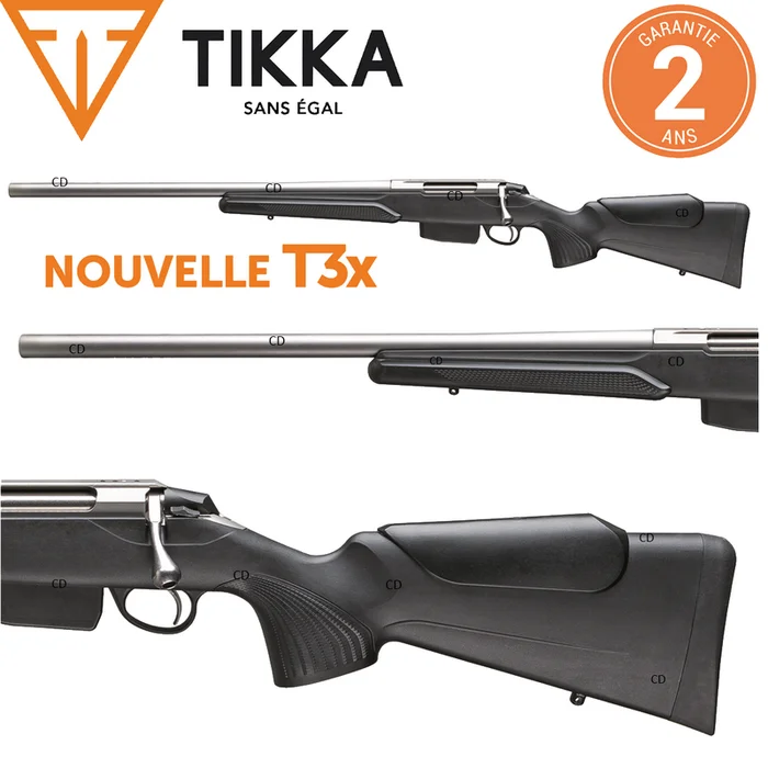 Carabine Tikka T3x Varmint Inox Gaucher