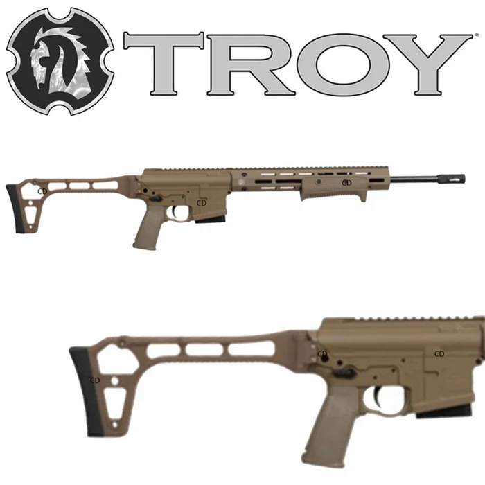 CARABINE TROY DEFENSE A POMPE P.A.R. 222 REM FDE + FREIN DE BOUCHE
