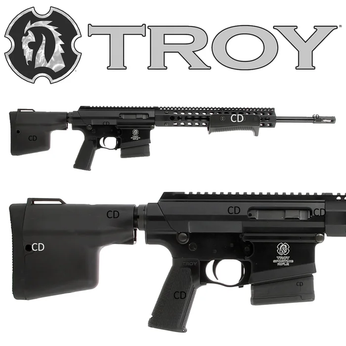 CARABINE TROY DEFENSE A POMPE P.A.R. 222 REM + FREIN DE BOUCHE