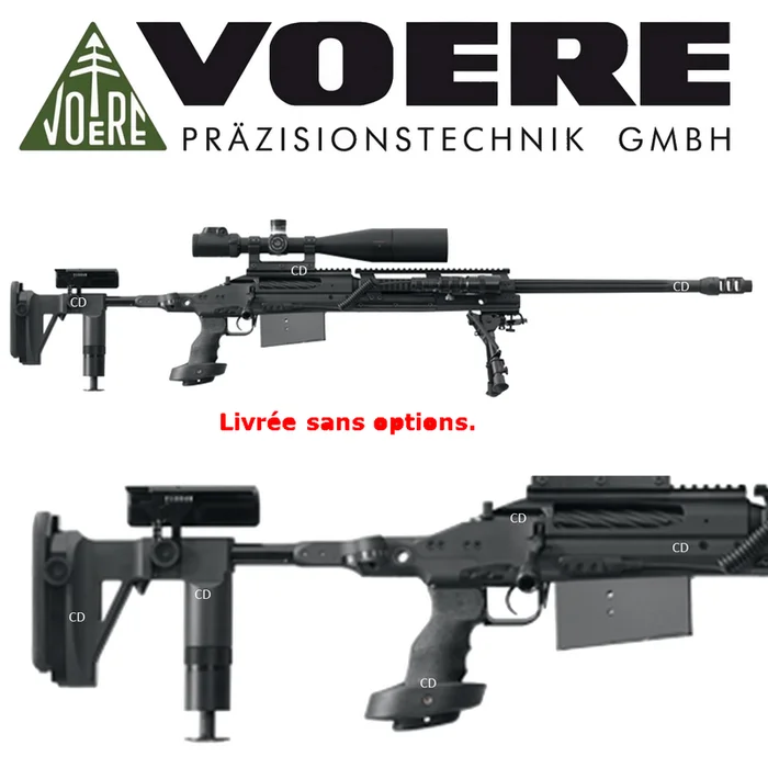 Carabine Voere Haute Précision HPX3 338 Lapua Mag