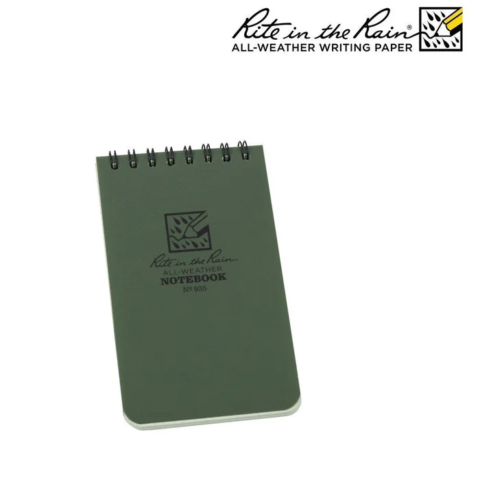 Carnet de Terrain Militaire Imperméable 7.6×12.7