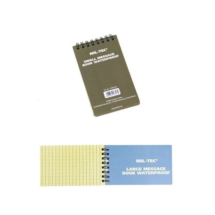 Carnet étanche 7,5 x 13 cm