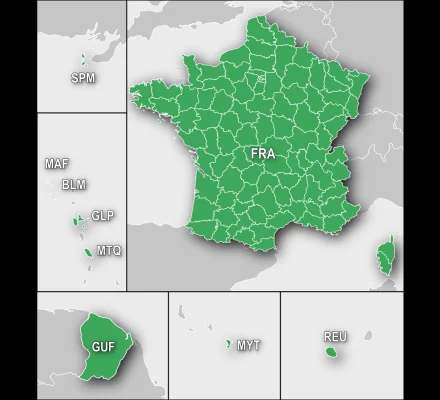 Carte Garmin TOPO FRANCE V6 PRO – FRANCE ENTIÈRE + DROM COM