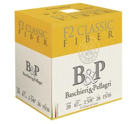 Cartouches B&P F2 Classic Fiber 26gr cal 20