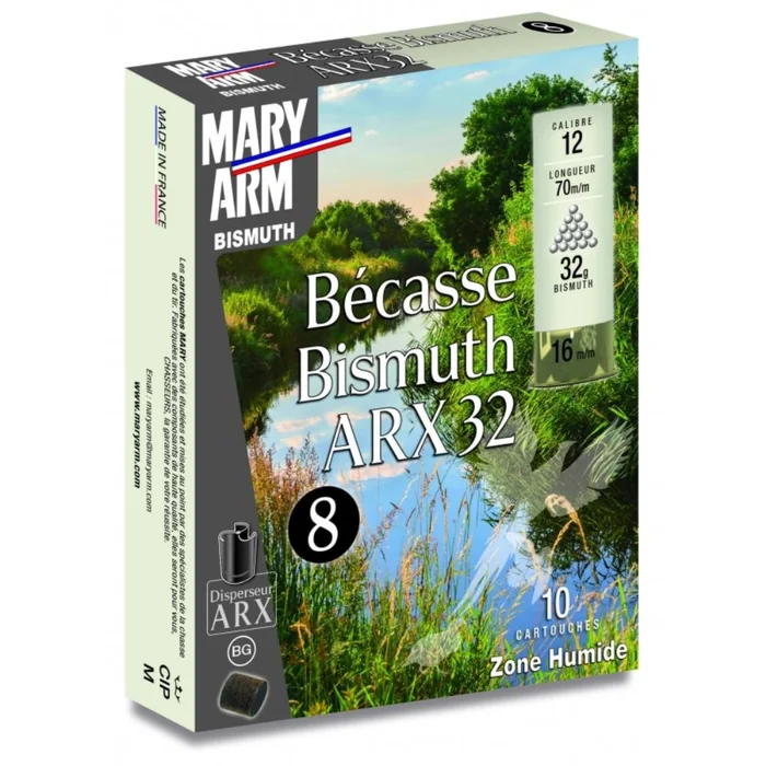 CARTOUCHES BECASSE BISMUTH ARX 12/32G STD