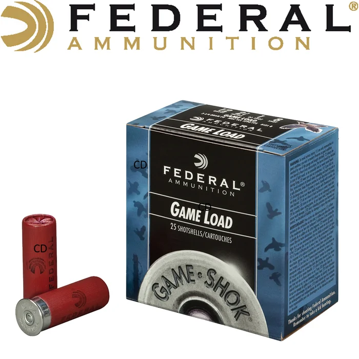 CARTOUCHES FEDERAL GAME SHOK 20 /70 25G PAR 25