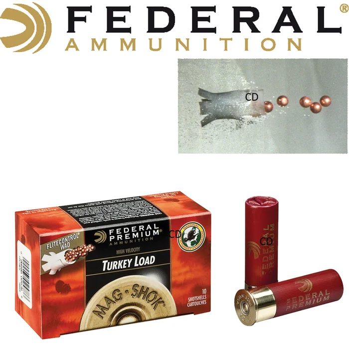 CARTOUCHES FEDERAL PREMIUM MAG SHOK HAUTE VITESSE 12 /89 43G PAR 10