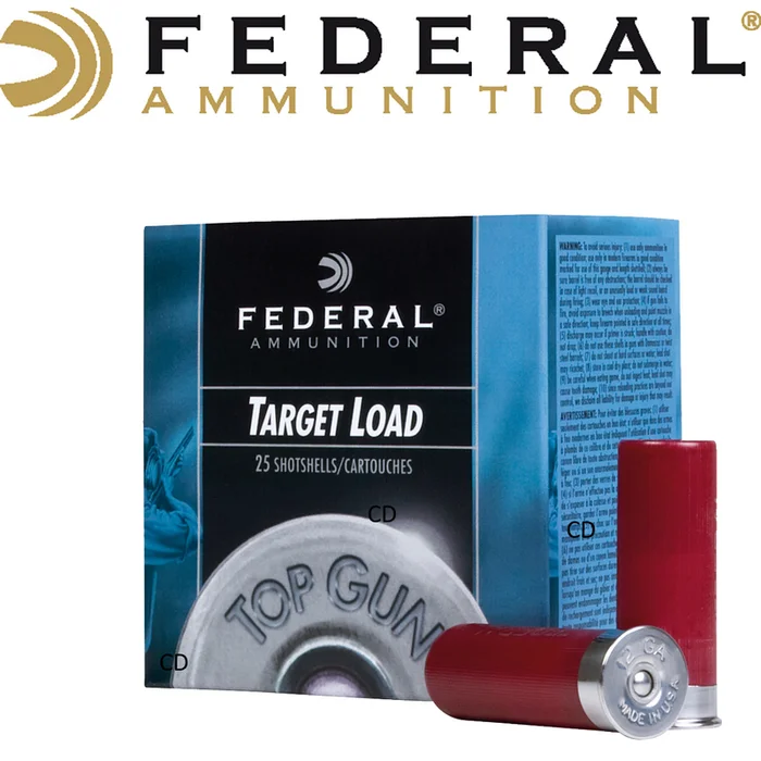 CARTOUCHES FEDERAL TOP GUN TARGET LOAD 12 /70 29G PAR 25
