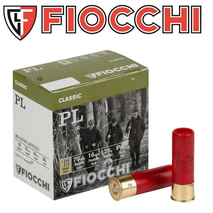 CARTOUCHES FIOCCHI PL16 16 /70 28G N°8 PAR 25