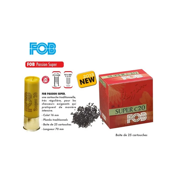 CARTOUCHES FOB PASSION SUPER BOURRE JUPE CAL20 28G