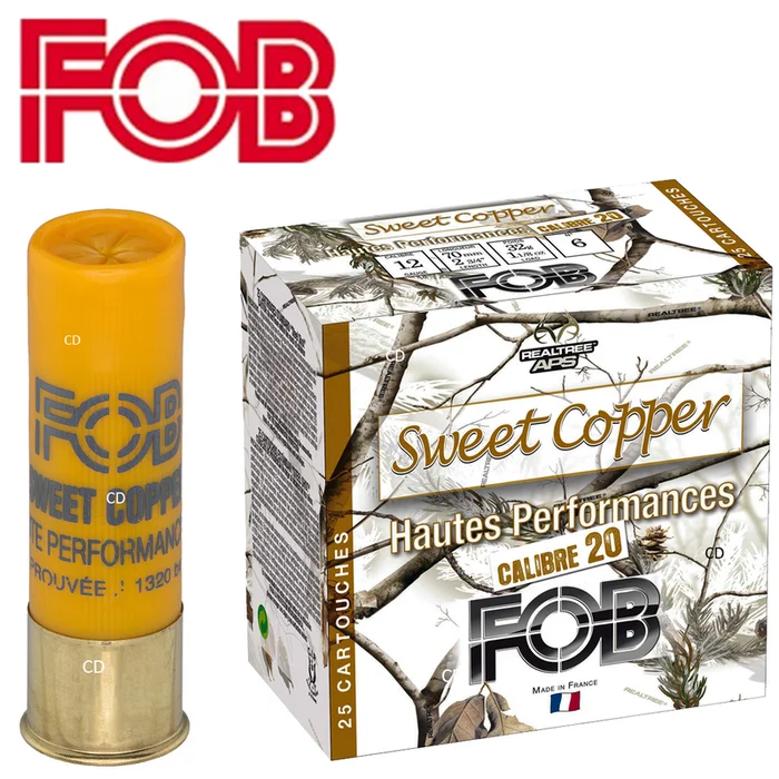 CARTOUCHES FOB SWEET COPPER 20 /70 PAR 25
