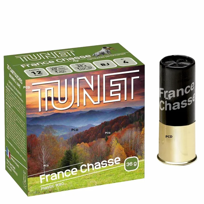 Cartouches France Chasse Tunet Par 25