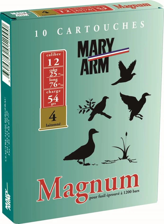 CARTOUCHES MAGNUM 54 12MAG 54G BJ X
