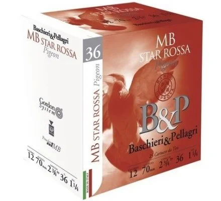 Cartouches MB STAR ROSSA pigeon 36 gr 12 /70 B&P