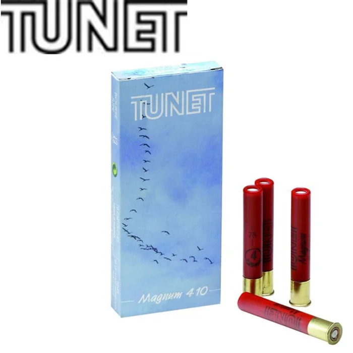 CARTOUCHES PETIT GIBIER MAGNUM 410 TUNET PAR 10