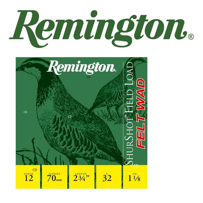 CARTOUCHES REMINGTON SHURSHOT GS 12 /70 32G BG N°9 PAR 25