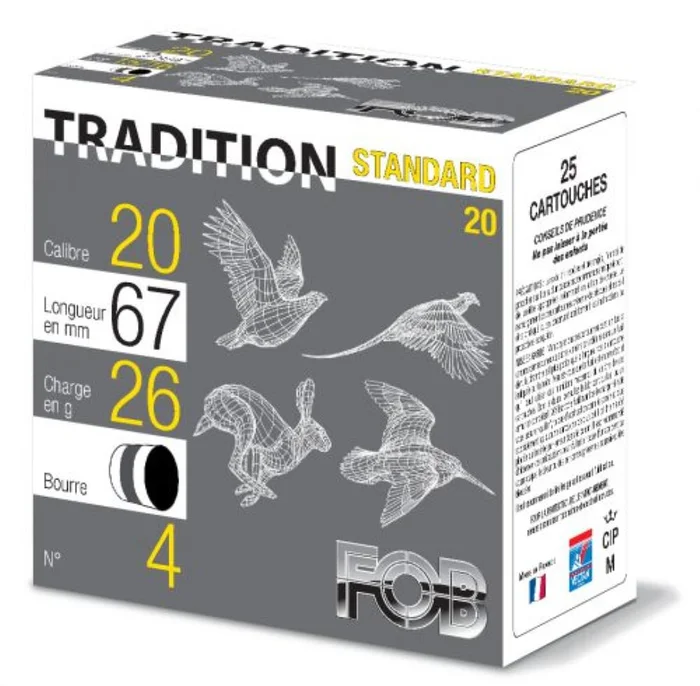 CARTOUCHES STANDARD 20/67 26G BG X2