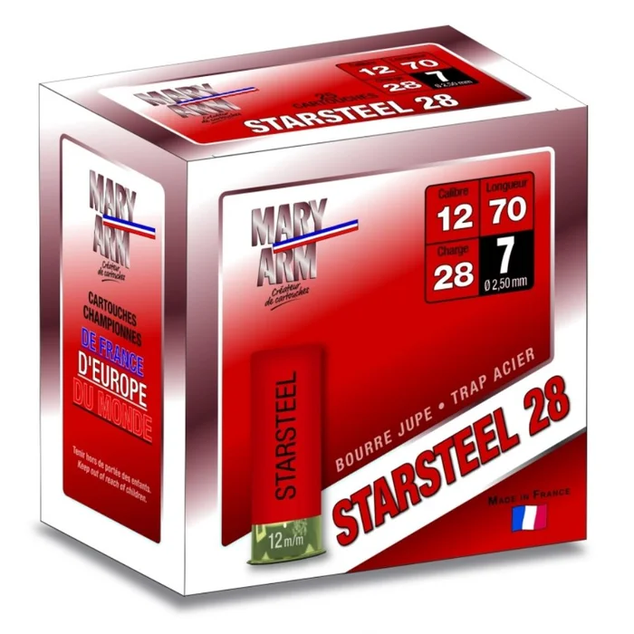 CARTOUCHES STARSTEEL 12/28G N7