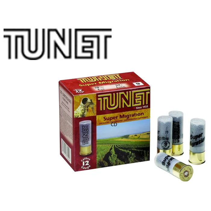 Cartouches Super Migration Tunet Premier 34g Par 25