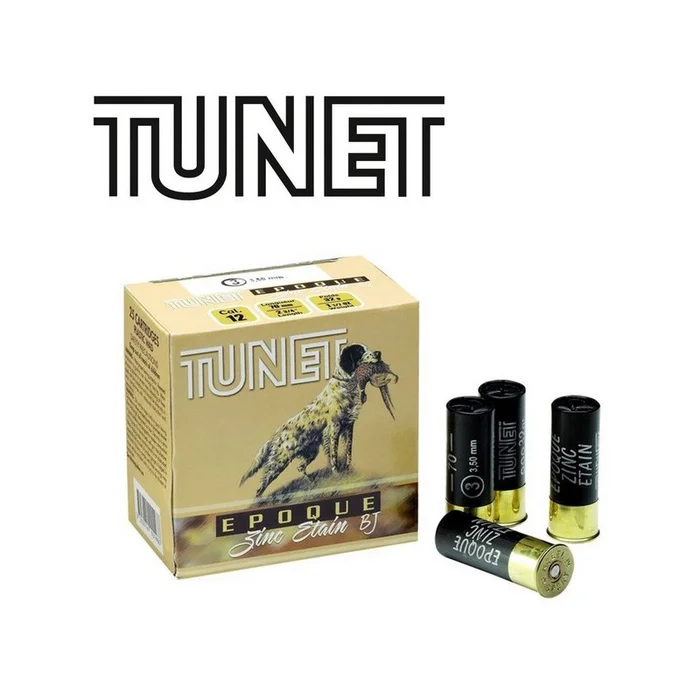 Cartouches Tunet Epoque Zinc Etain 32g Par 25