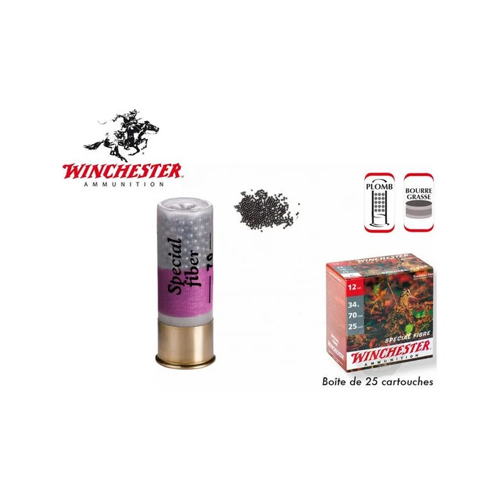 CARTOUCHES WINCHESTER SPECIAL FIBRE 20 /70 PAR 10