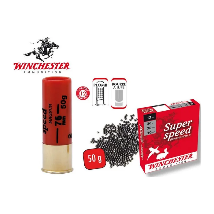 CARTOUCHES WINCHESTER SUPER SPEED GENERATION 2 50G