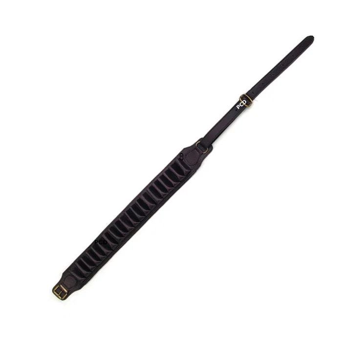 Cartouchière 20 Tubes Colombi Sports Calibre 12 En Cuir Vieilli