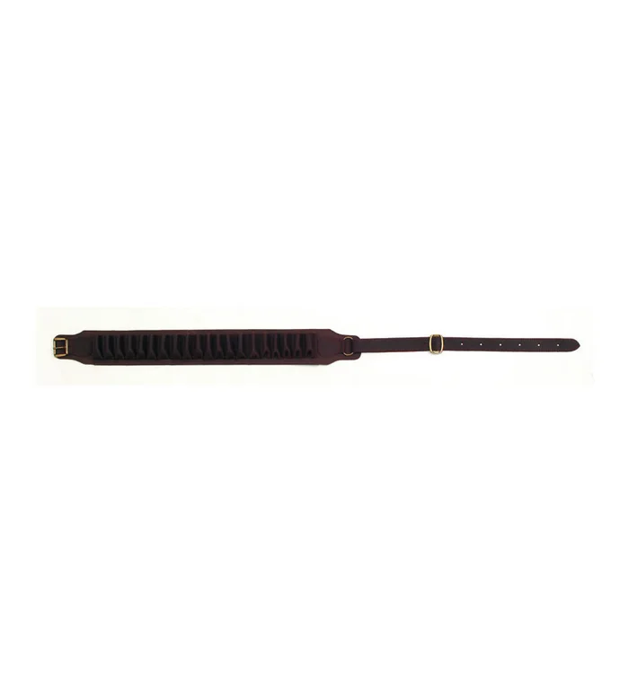 Cartouchière 20 tubes cuir vieilli Colombi