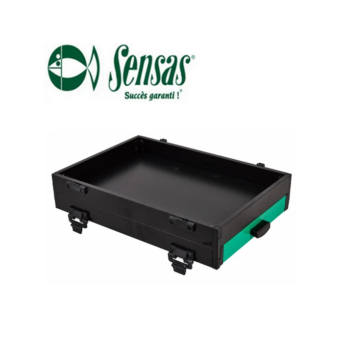 CASIER DOUBLE NOIR TIROIR VERT SENSAS