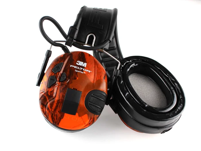 Casque 3M Peltor sporttac – Kit gel – Coquilles Camo Orange
