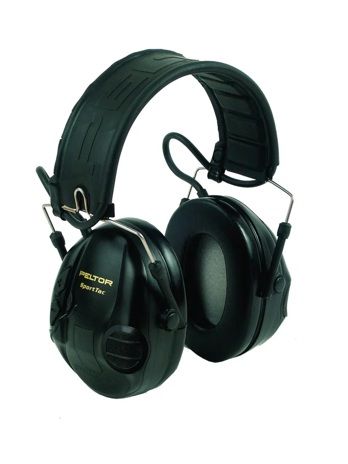 Casque anti-bruit 3M™ Peltor™ sporttac™ – Coquilles Noires/Rouges