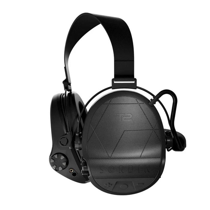 Casque anti-bruit Suprême T2 serre-nuque tissu noir – Noir