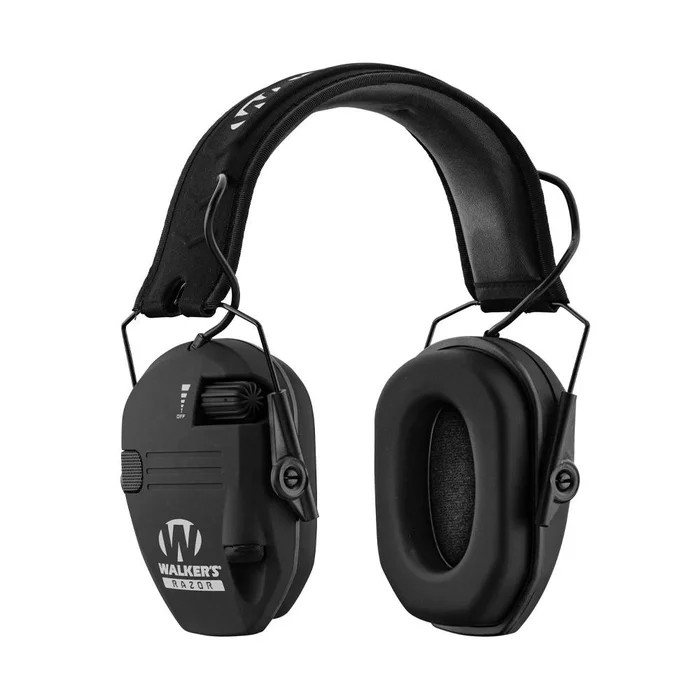Casque Anti-Bruit Walkers Razor 2 Noir – Technologie GWP-RSEM – Confort et Protection Optimale