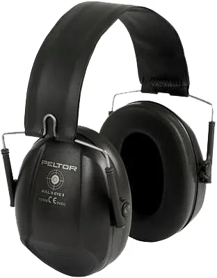 Casque peltor bull’eye I Noir avec serre-tête pliable