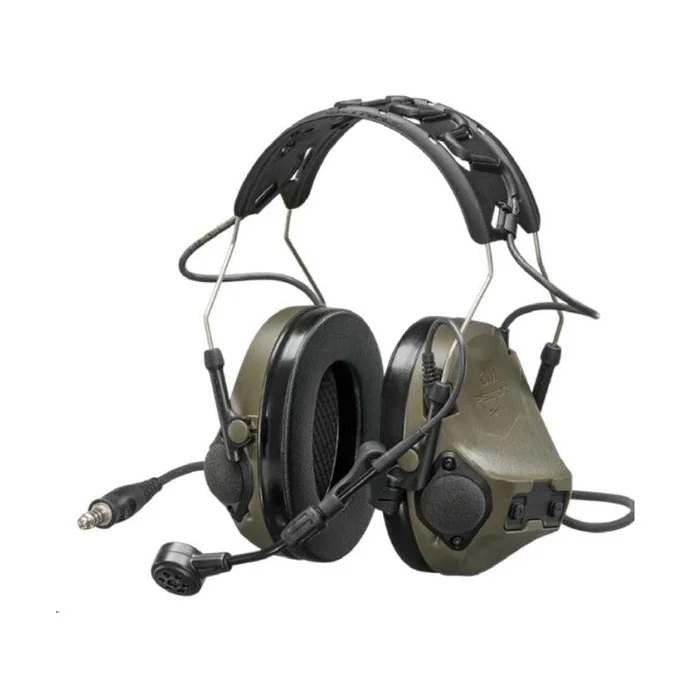 CASQUE PELTOR COMTAC VIII 5 PIN – SERRE-TETE – VERT