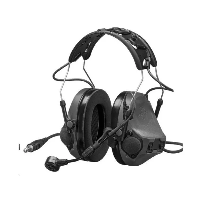 CASQUE PELTOR COMTAC VIII NATO – SERRE-TETE – GRIS