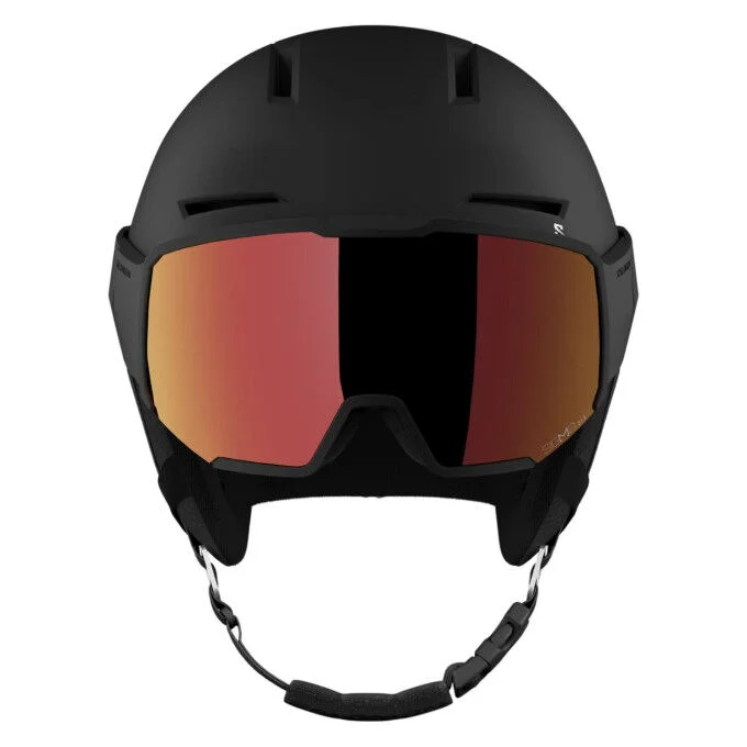 Casque SALOMON Osmo Pro SIGMA Photo – Black / Poppy Red – Image 2