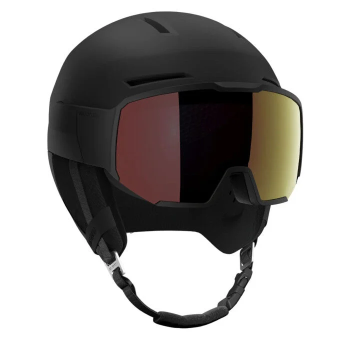 Casque SALOMON Osmo Pro SIGMA Photo – Black / Poppy Red – Image 4