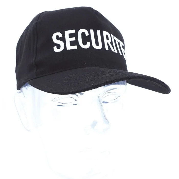 Casquette brodée sécurité
