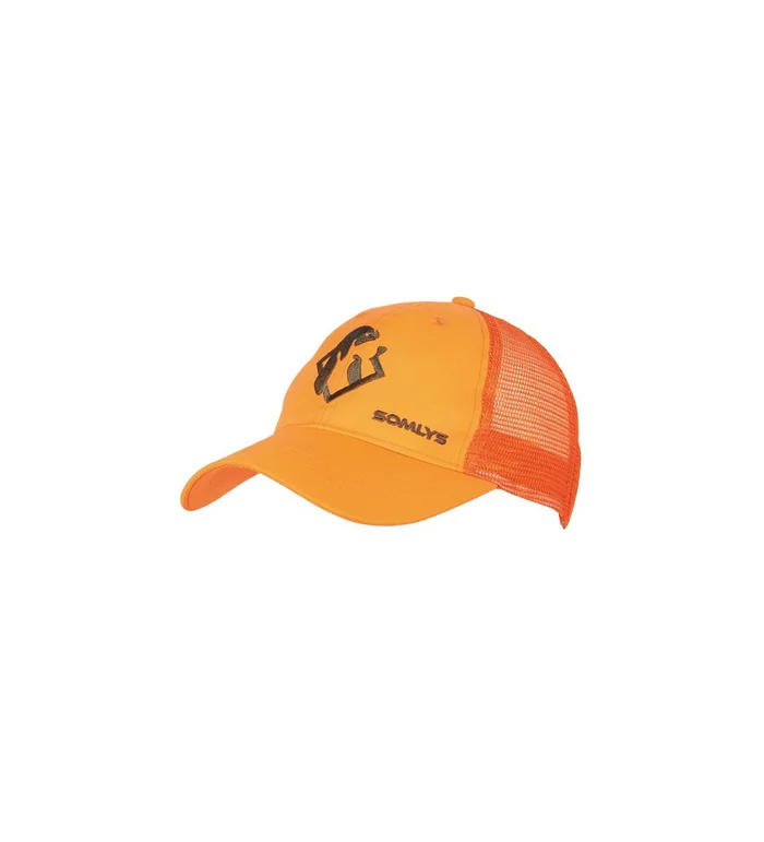 Casquette enfant orange mesh Somlys